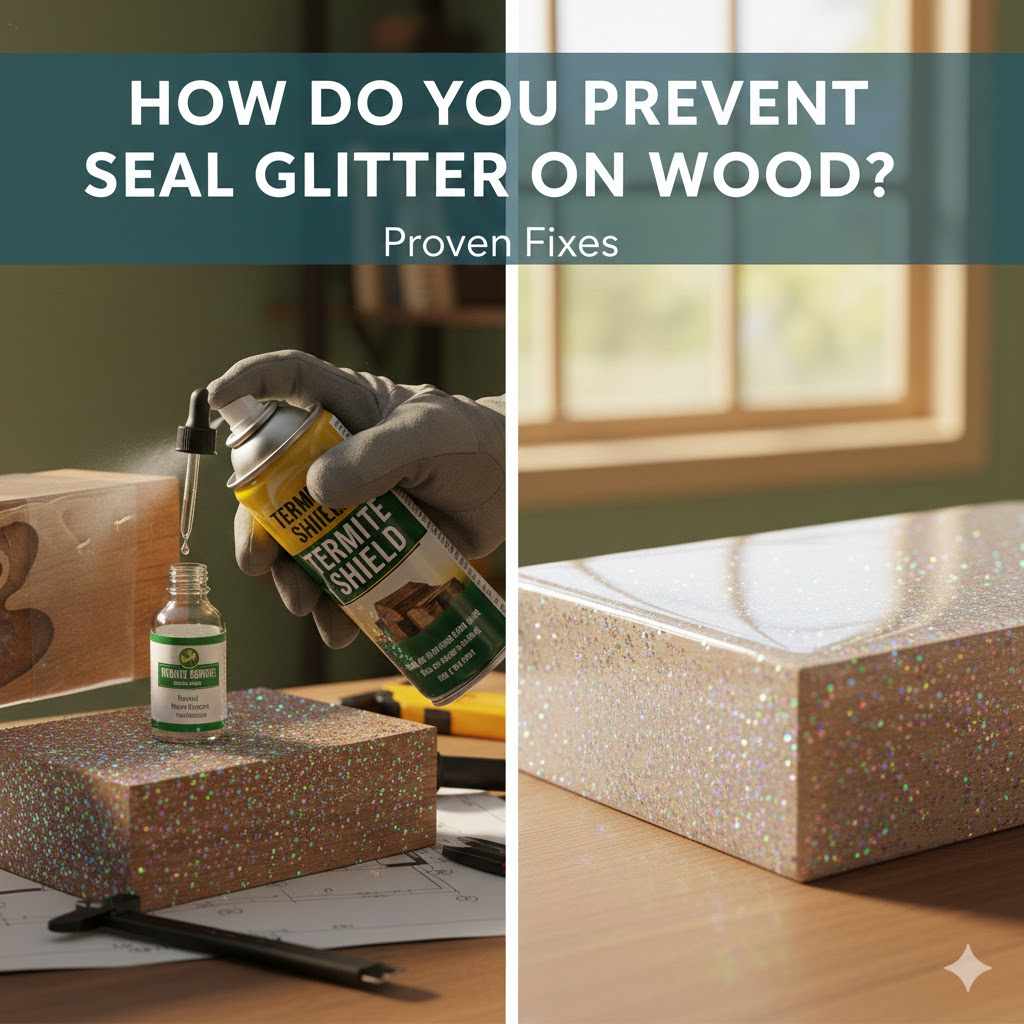 How Do You Seal Glitter on Wood