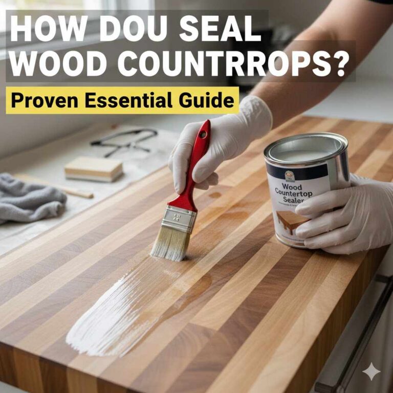 How Do You Seal Wood Countertops