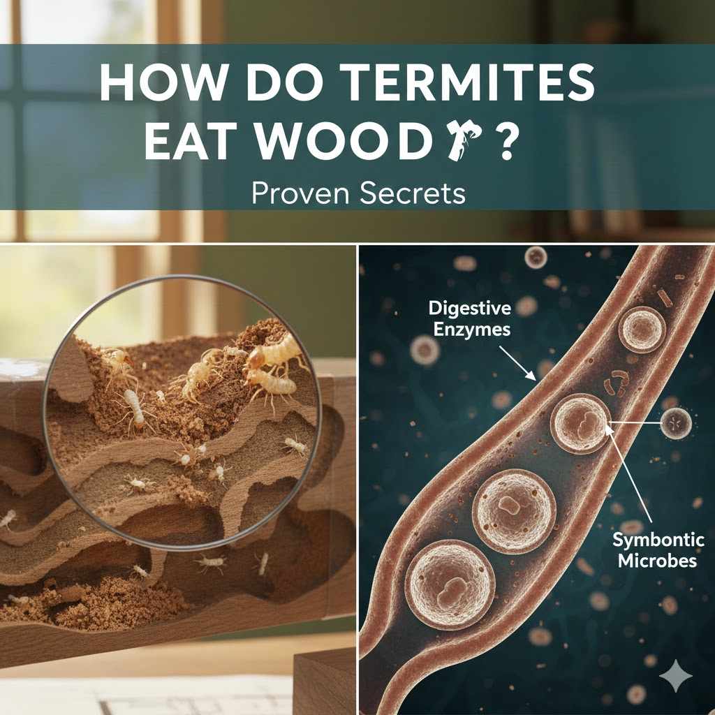 How Does Termites Eat Wood
