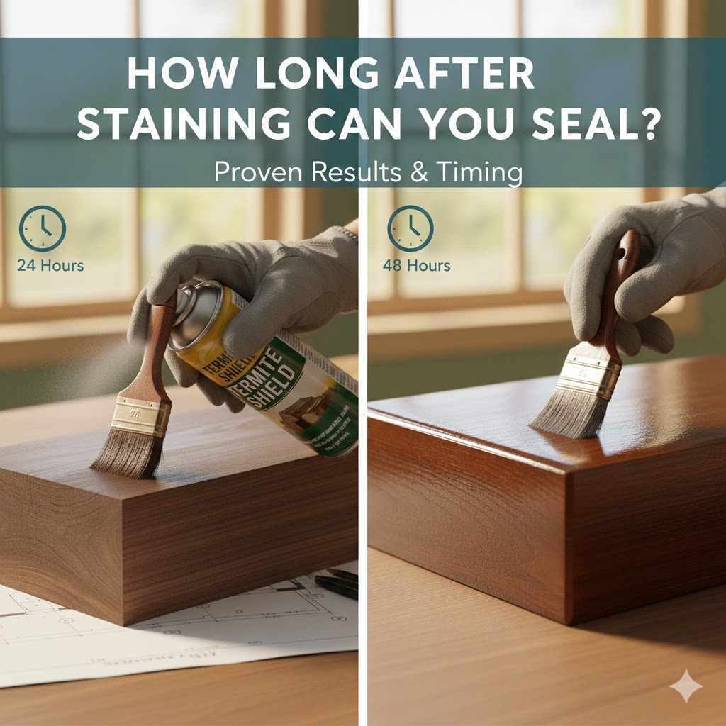 How Long After Staining Can You Seal