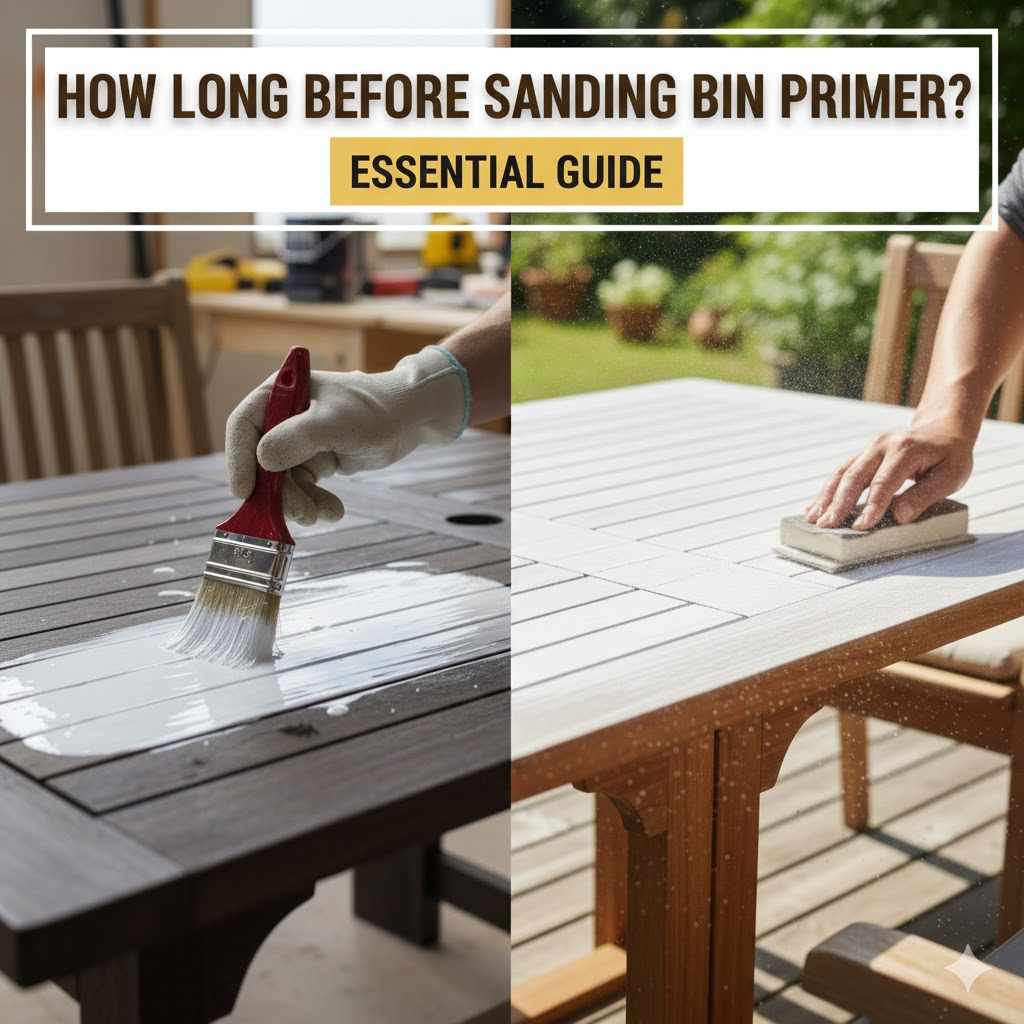 How Long Before Sanding Bin Primer