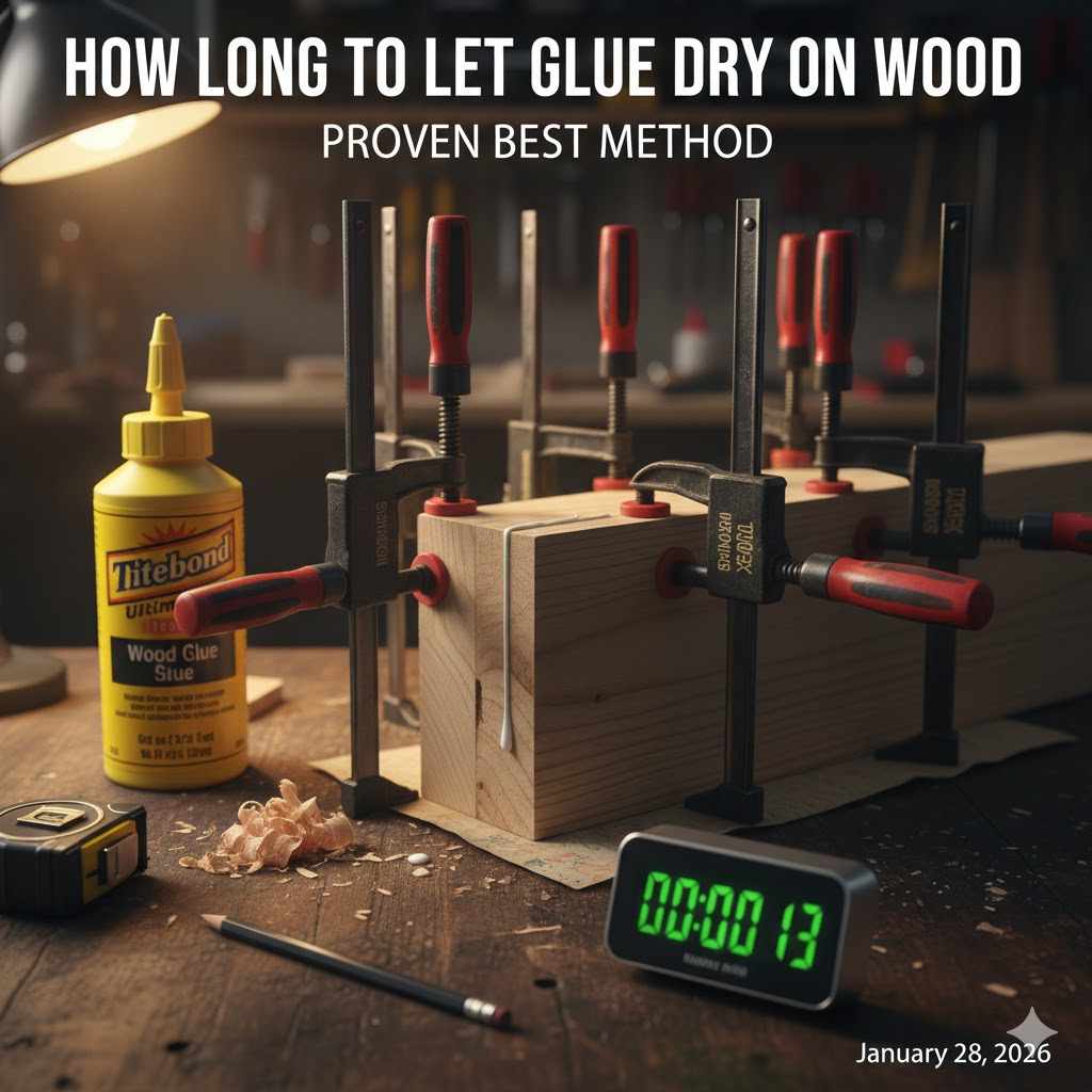 How Long To Let Glue Dry On Wood