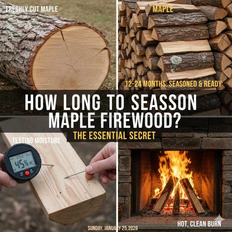 How Long To Season Maple Firewood