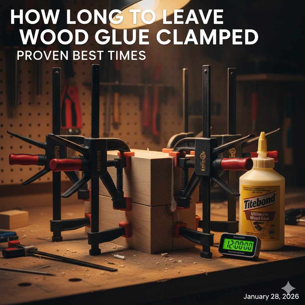 How Long to Leave Wood Glue Clamped