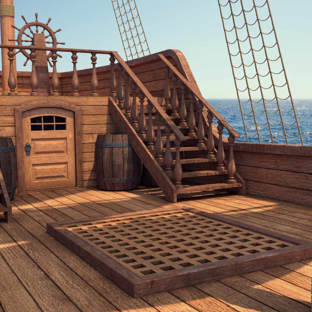 Large Deck with Composite Materials