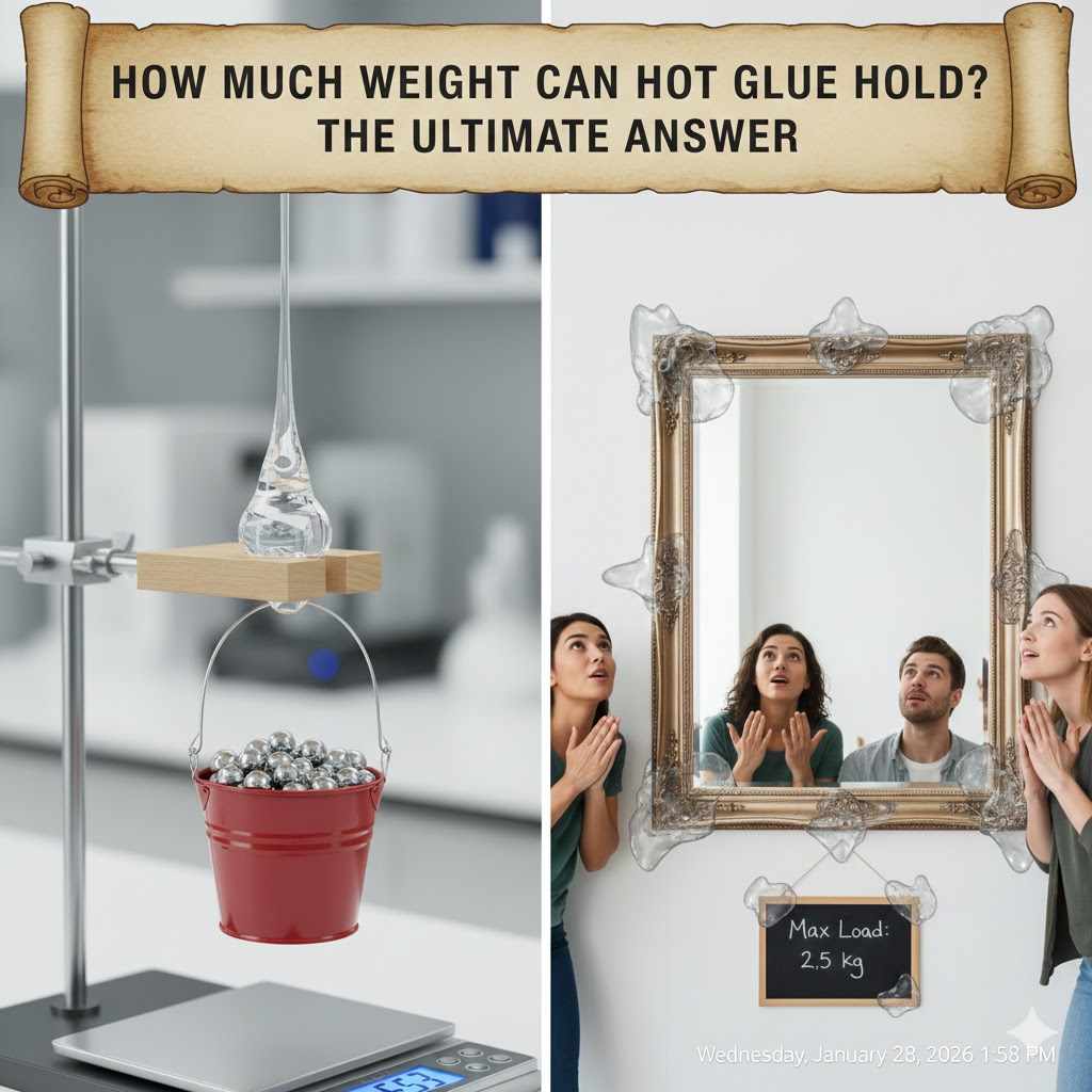 How Much Weight Can Hot Glue Hold