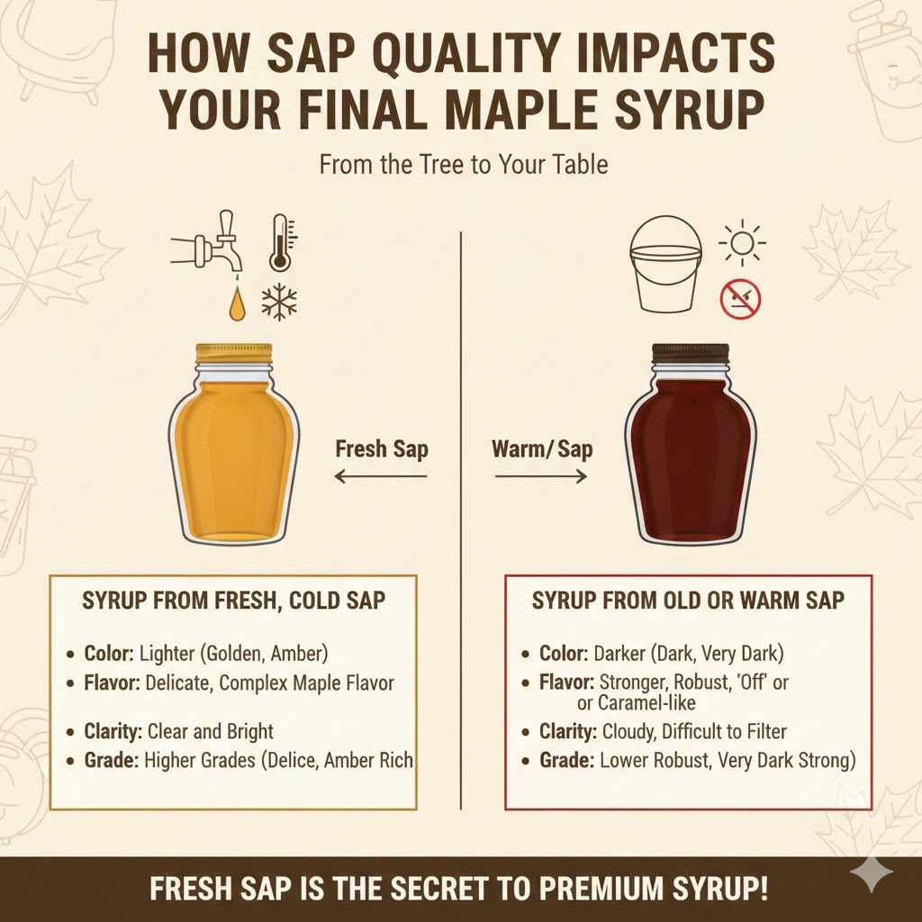 How Sap Quality Impacts Your Final Maple Syrup
