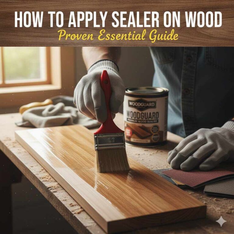 How To Apply Sealer On Wood
