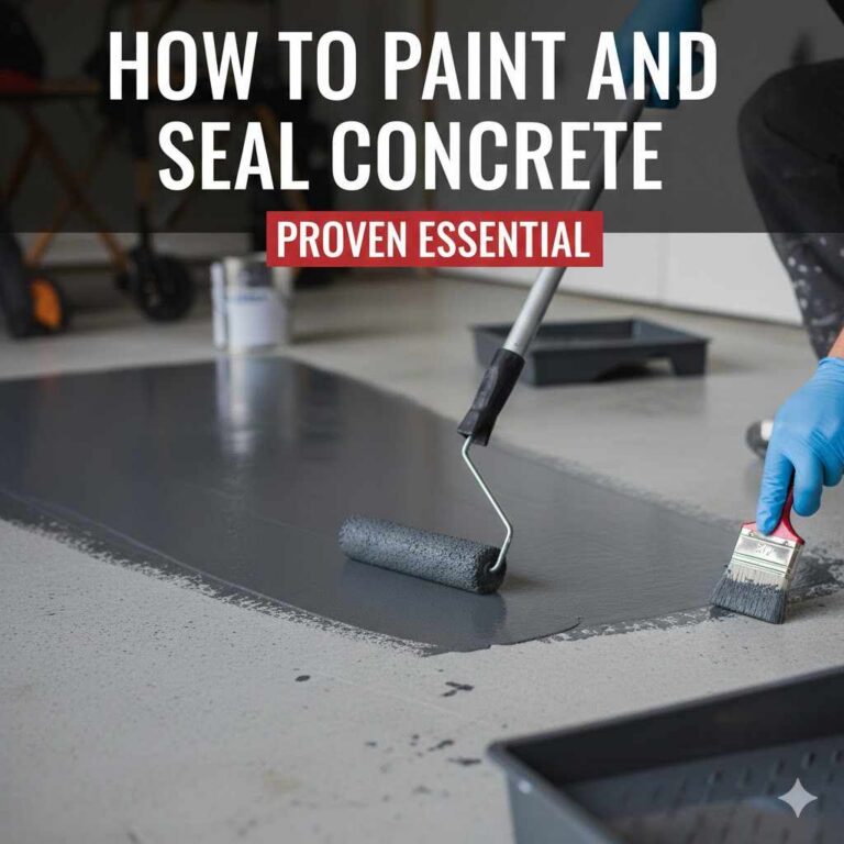 How To Paint And Seal Concrete
