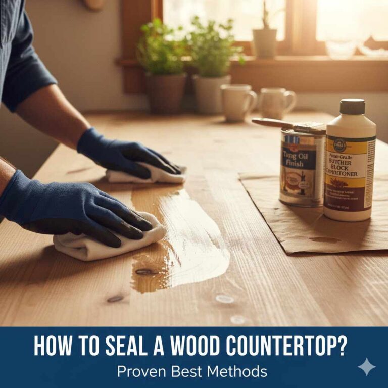 How To Seal A Wood Countertop