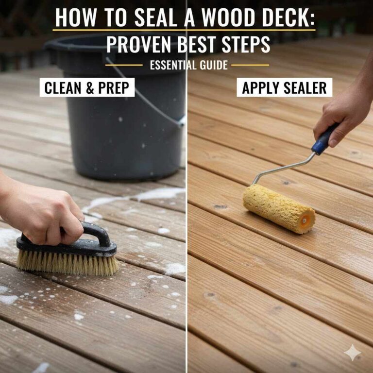 How To Seal A Wood Deck