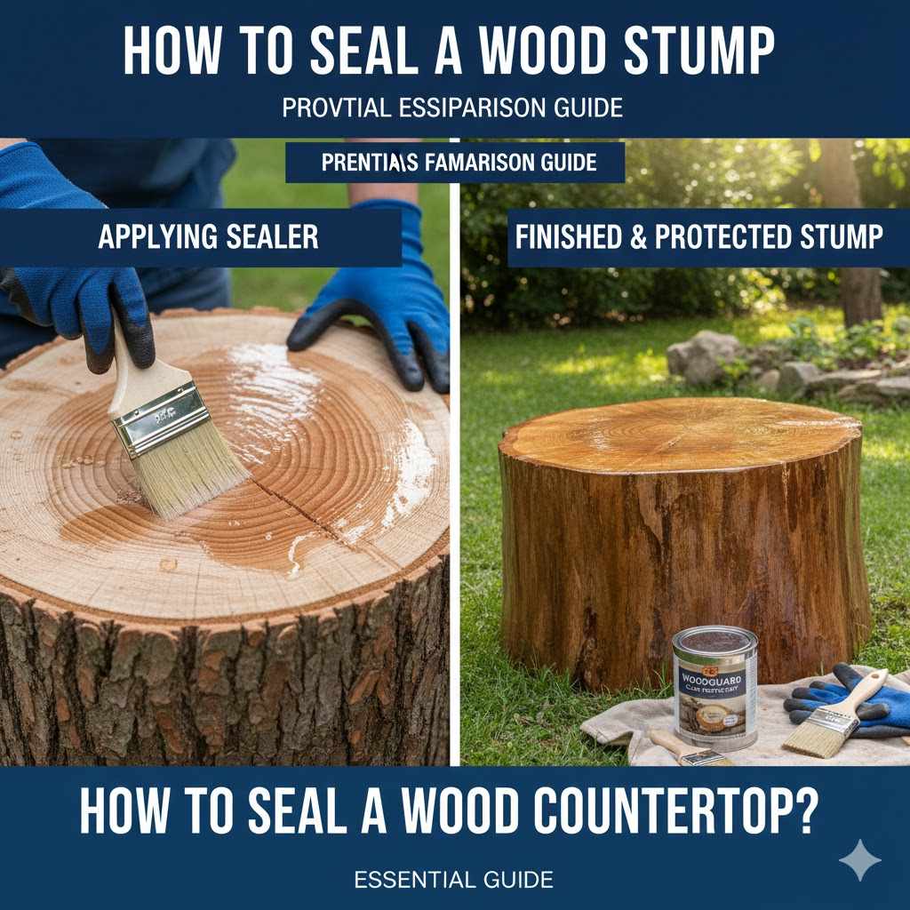 How To Seal A Wood Stump