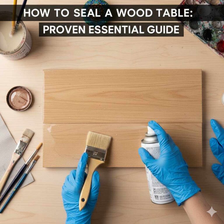 How To Seal A Wood Table