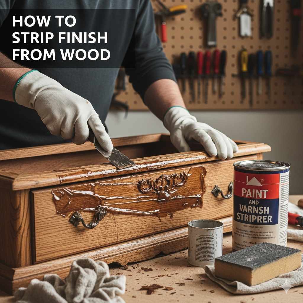 How To Strip Finish From Wood