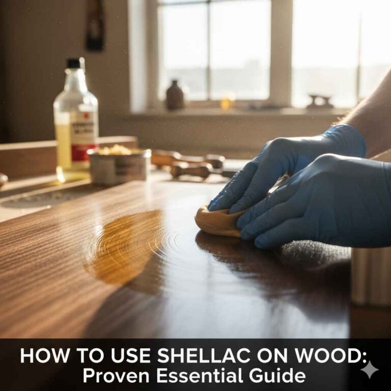 How To Use Shellac On Wood