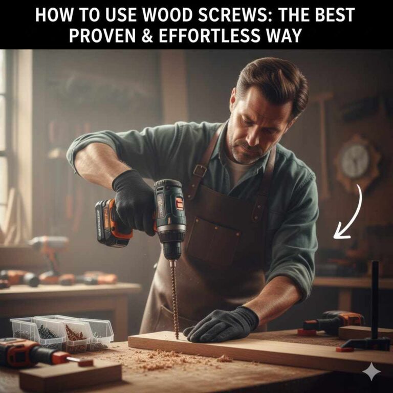 How To Use Wood Screws
