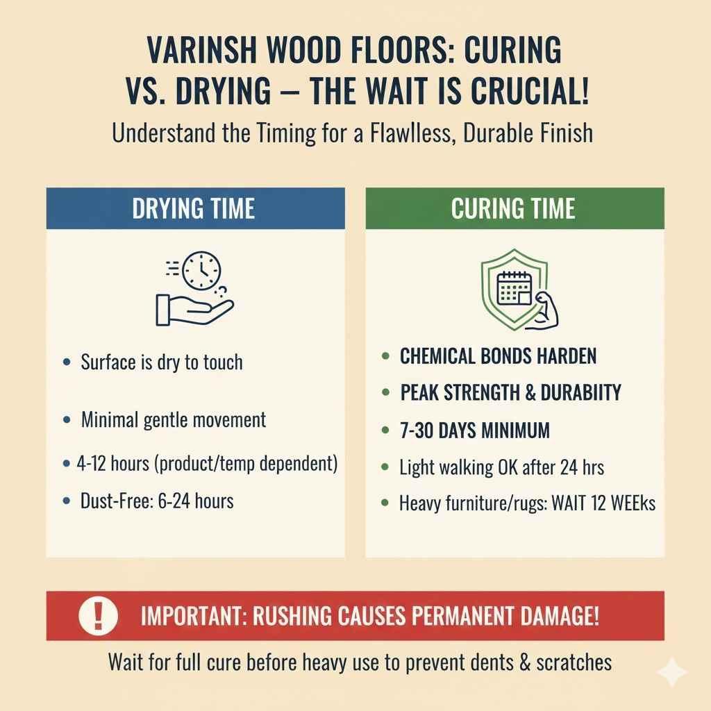 Curing vs. Drying–The Wait