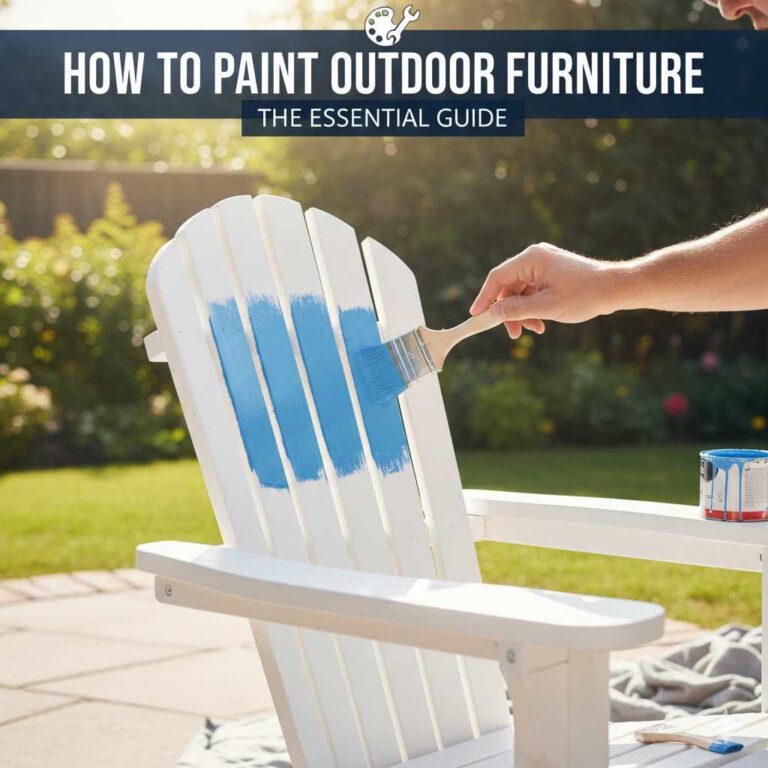 How to Paint Outdoor Furniture