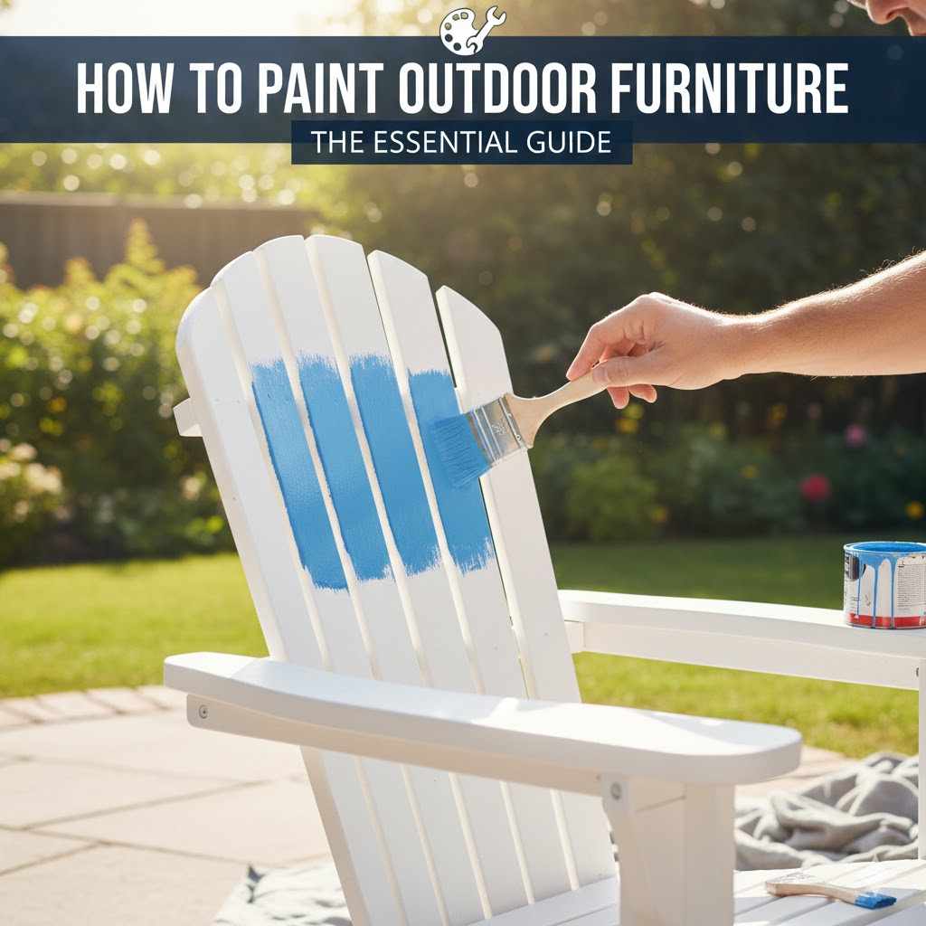 How to Paint Outdoor Furniture