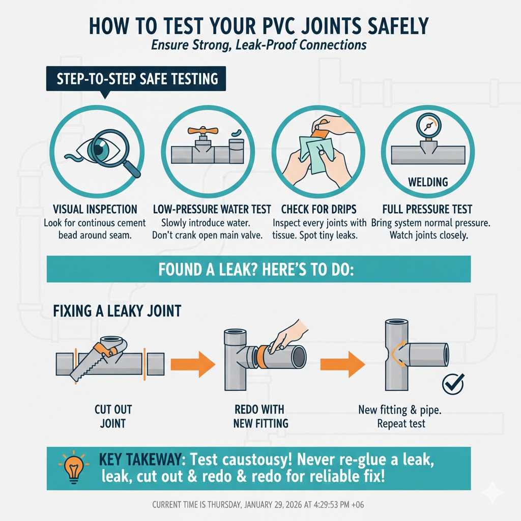 How to Test Your PVC Joints Safely