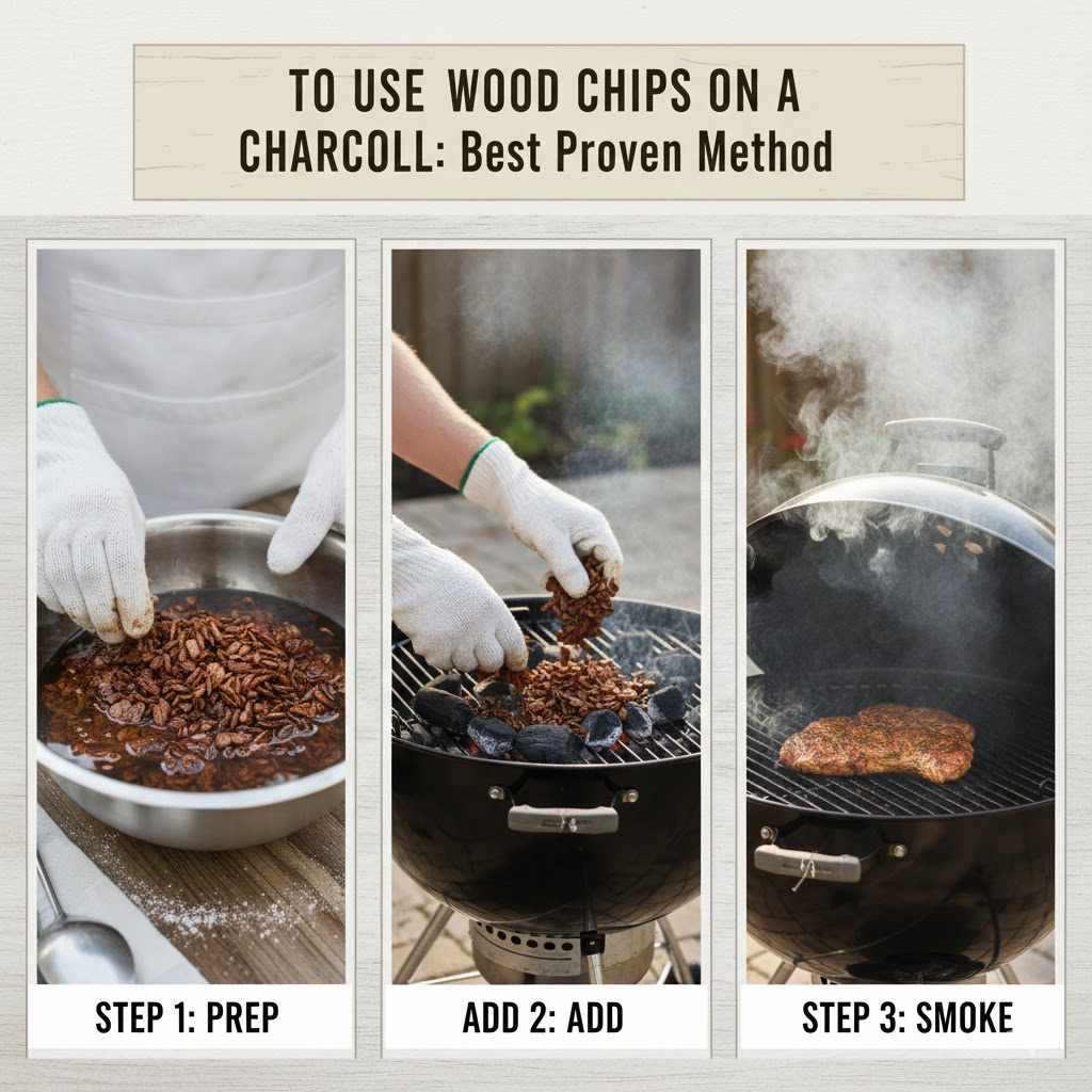 How to Use Wood Chips on a Charcoal Grill