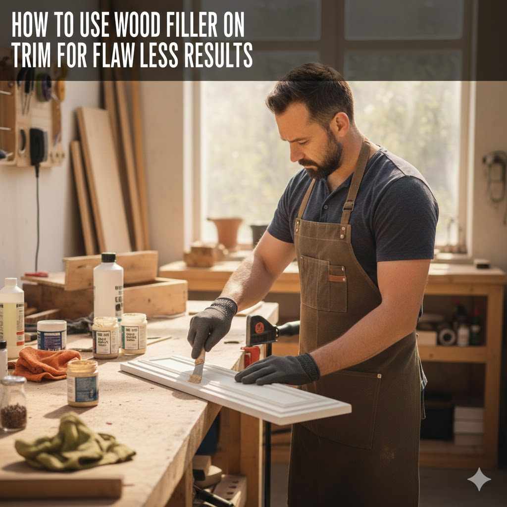 How to Use Wood Filler on Trim for Flawless Results