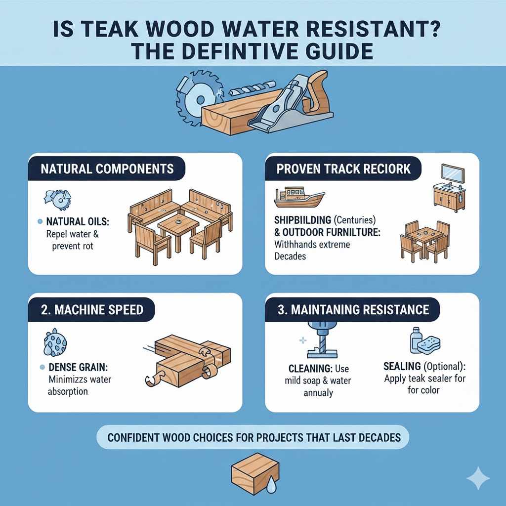 Is Teak Wood Water Resistant
