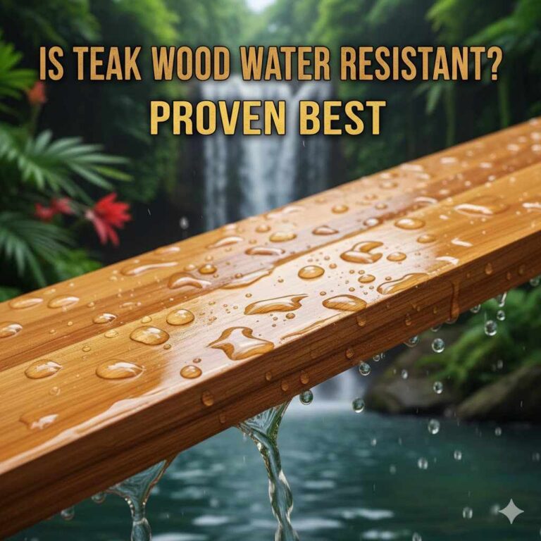 Is Teak Wood Water Resistant