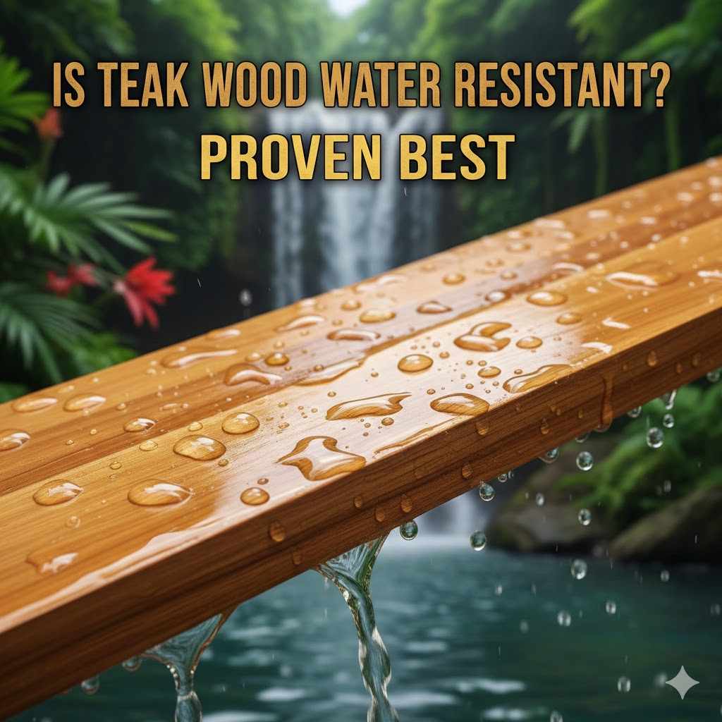 Is Teak Wood Water Resistant