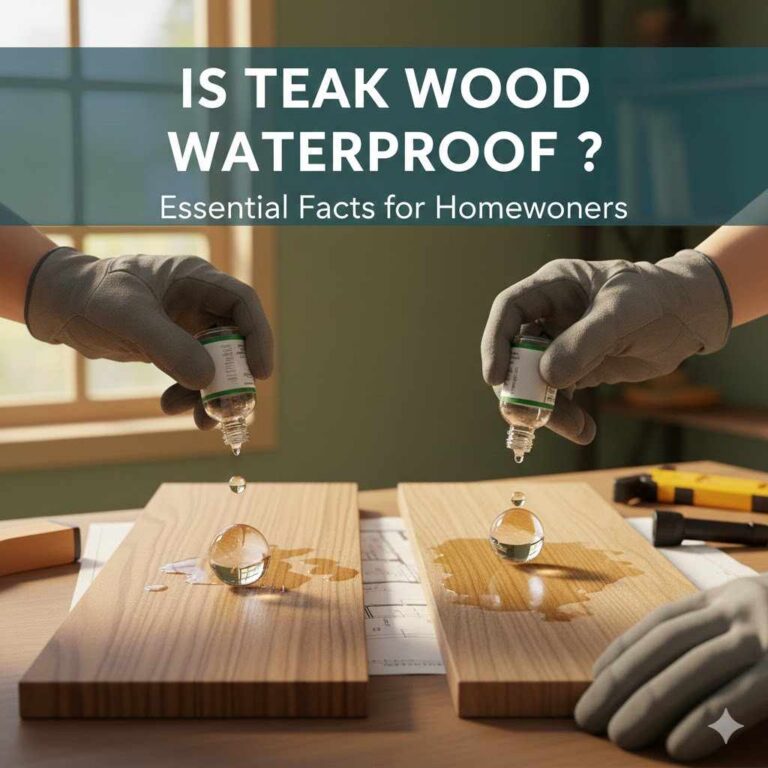 Is Teak Wood Waterproof