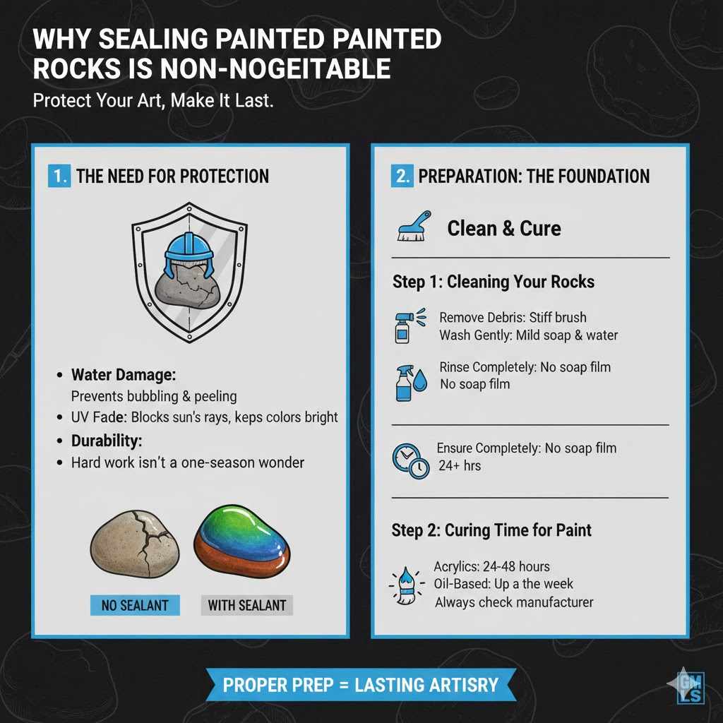 Why Sealing Painted Rocks Is Non-Negotiable

