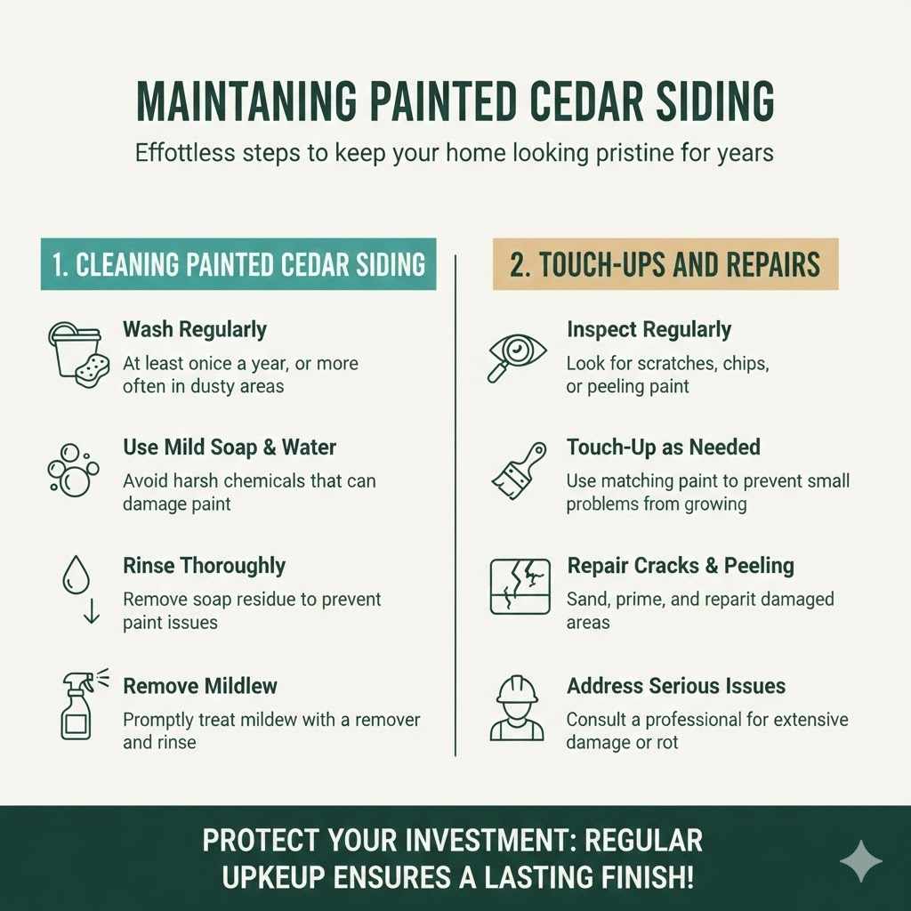 Maintaining Painted Cedar Siding