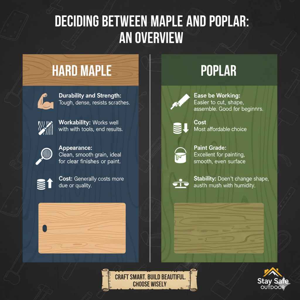 Deciding Between Maple and Poplar