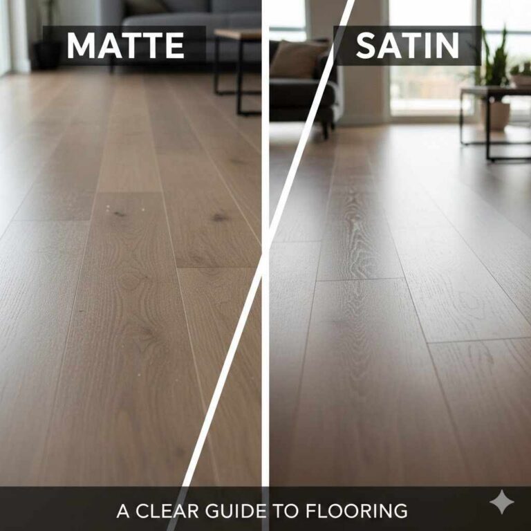 Matte vs Satin Hardwood Floors
