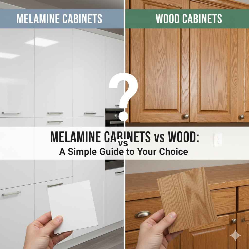Melamine Cabinets vs Wood