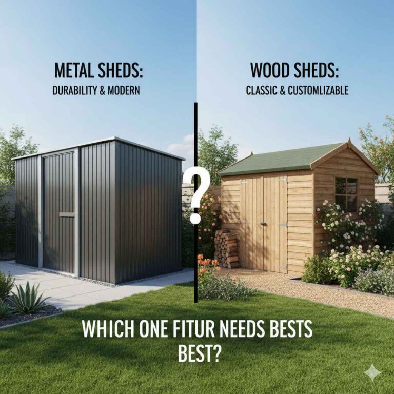 Metal vs Wood Sheds