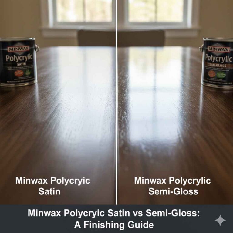 Minwax Polycrylic Satin vs Semi-Gloss
