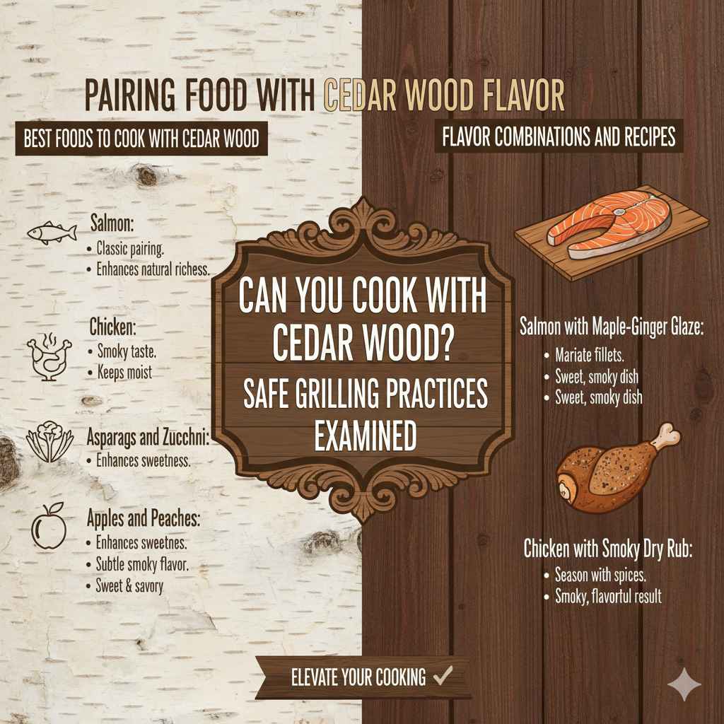 Pairing Food with Cedar Wood Flavor