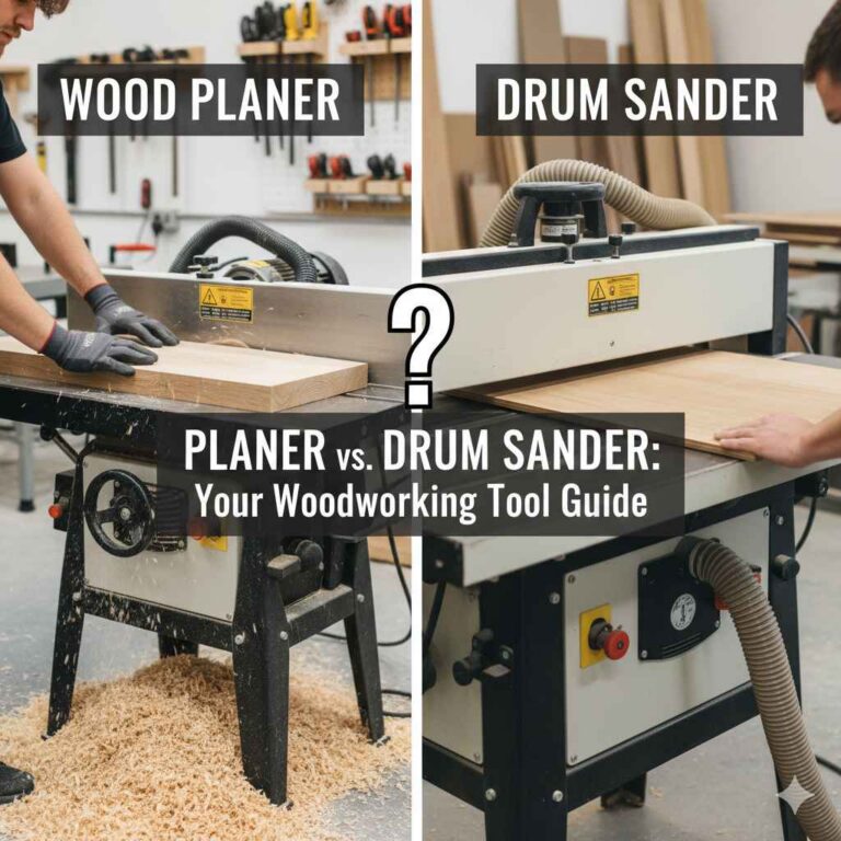 Planer vs Drum Sander