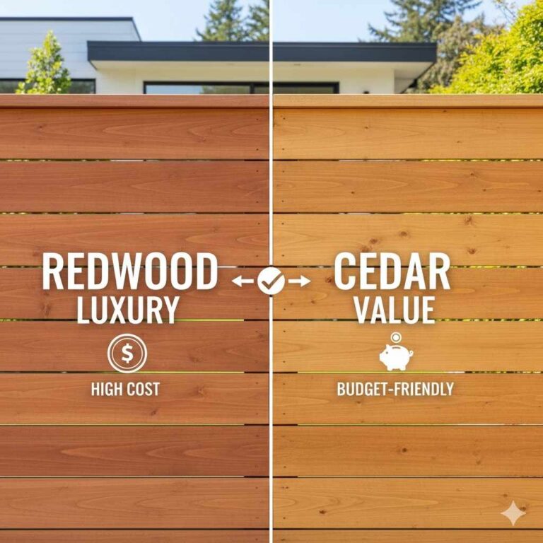 Cedar Vs Redwood Cost
