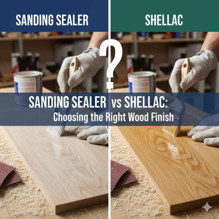 Sanding Sealer vs Shellac