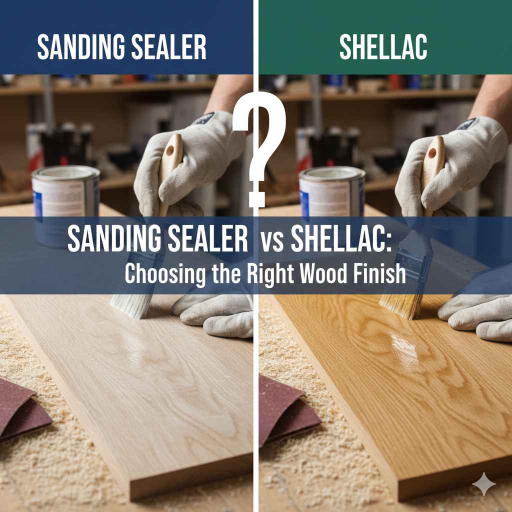 Sanding Sealer vs Shellac