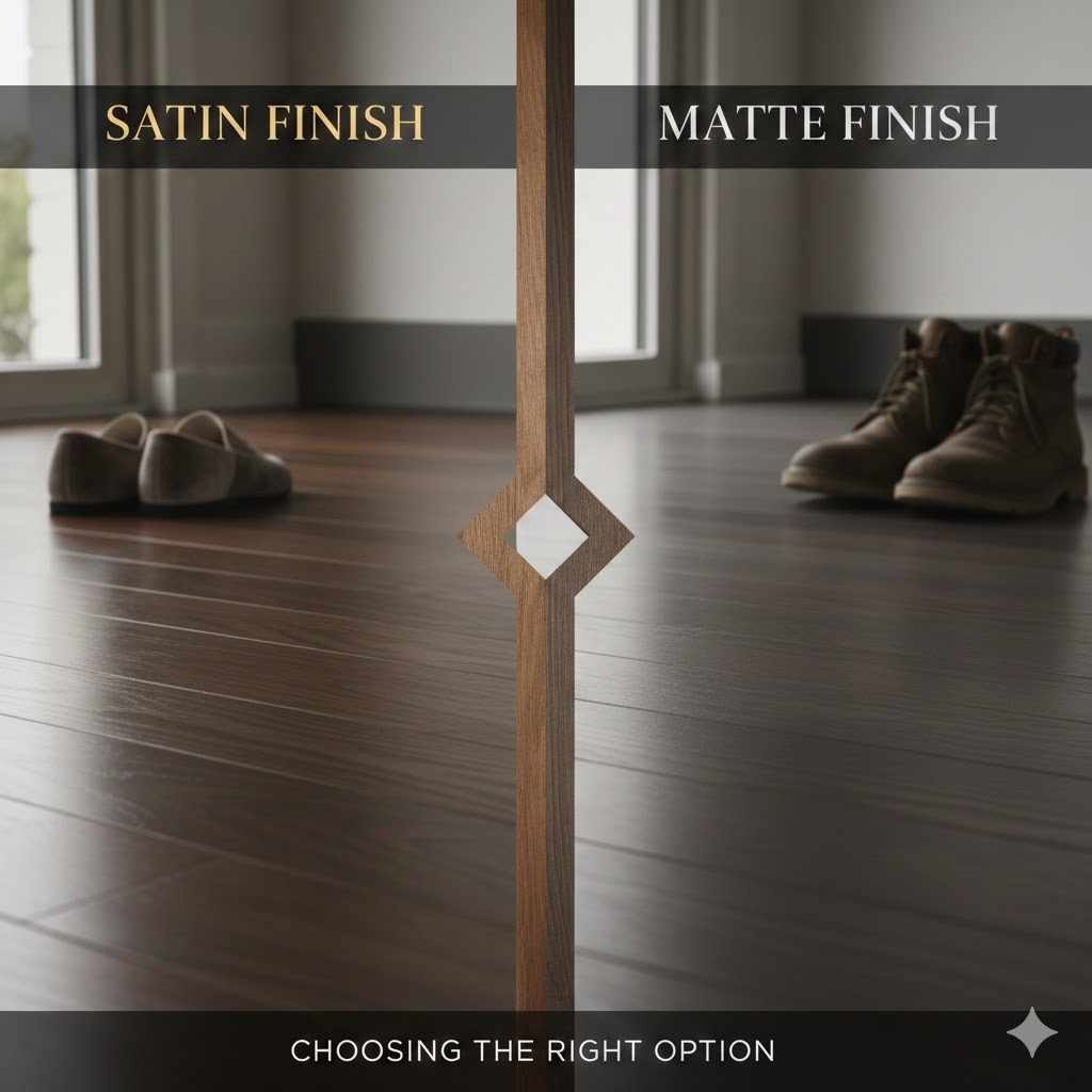 Satin vs Matte Finish Wood Floors