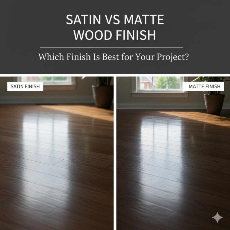 Satin vs Matte Wood Finish