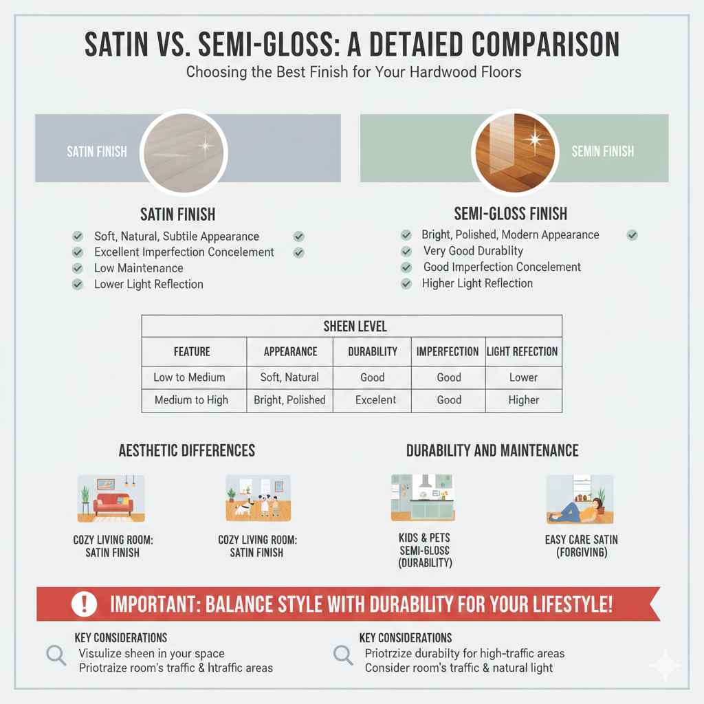 Satin vs. Semi-Gloss