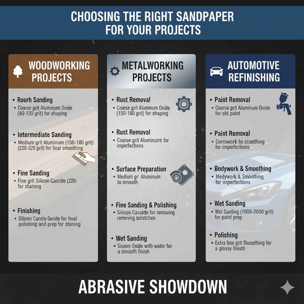 Choosing the Right Sandpaper for Your Projects