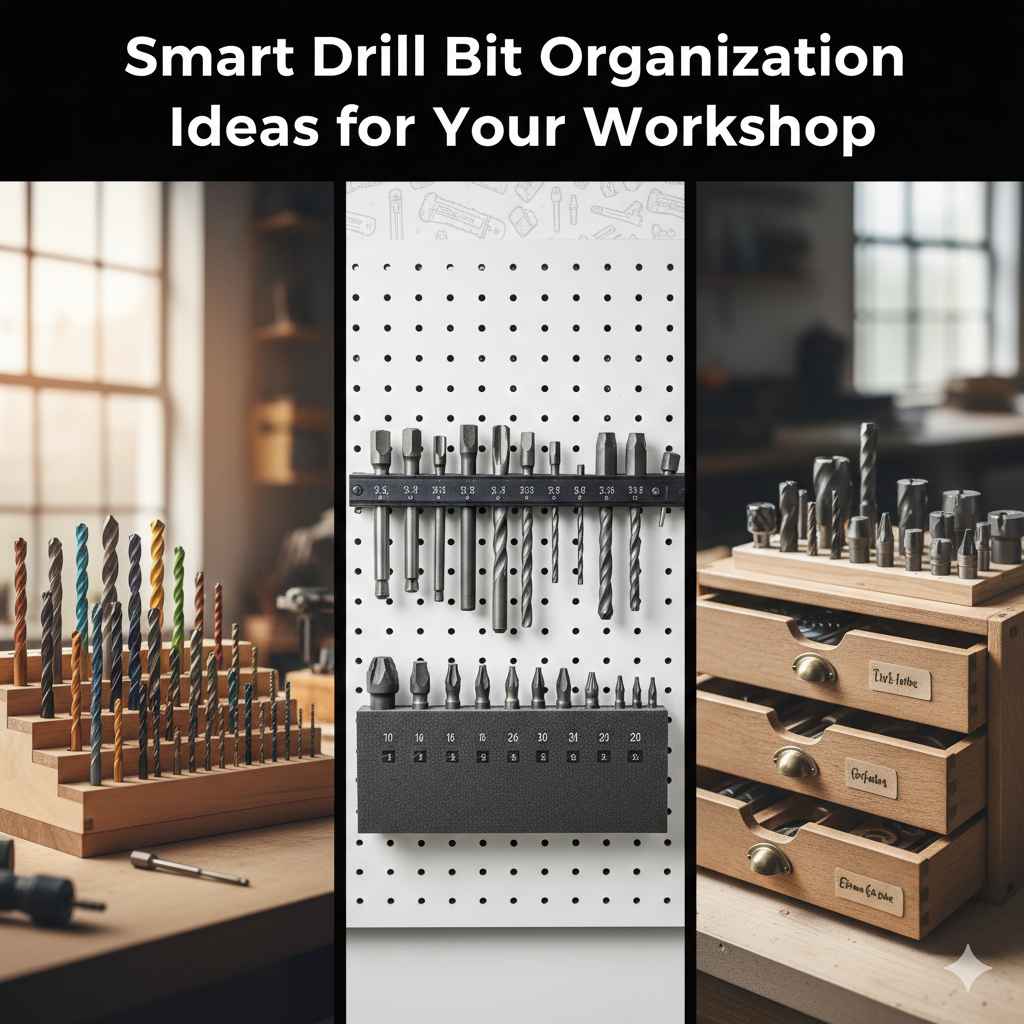 Smart Drill Bit Organization Ideas for Your Workshop