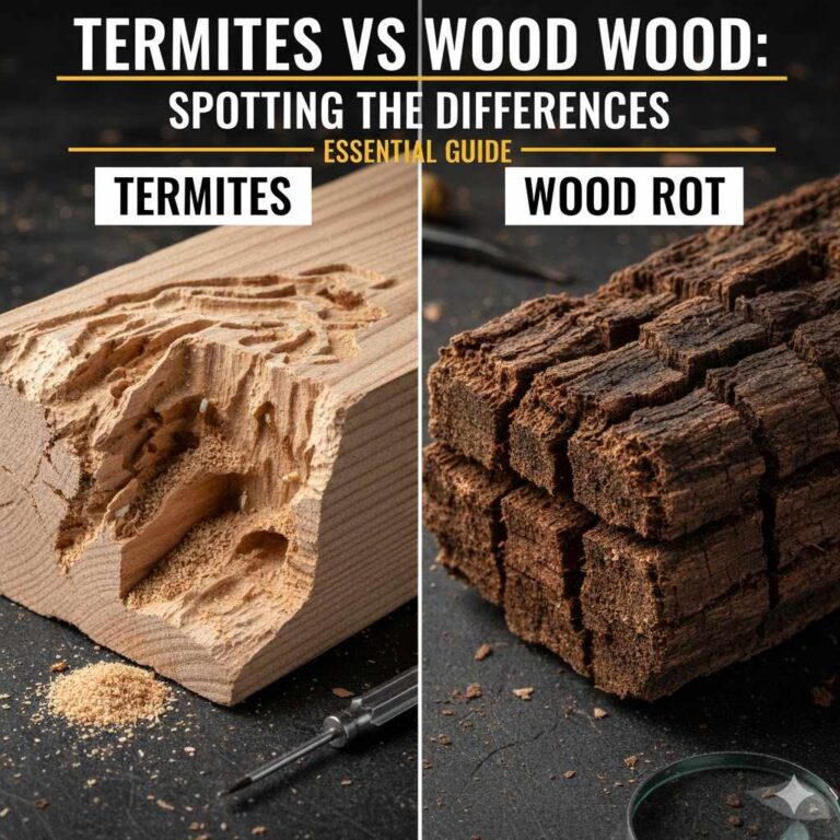 Termites vs Wood Rot