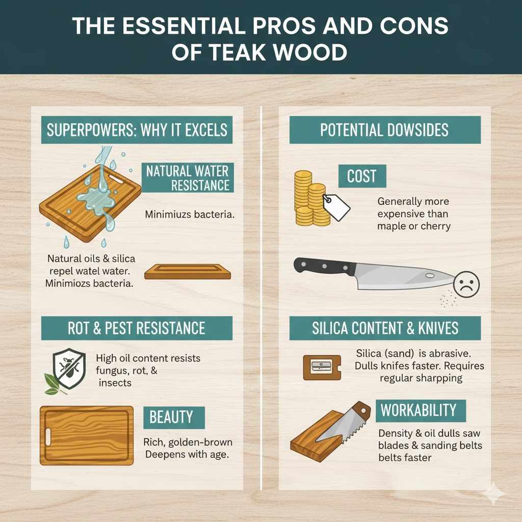 The Essential Pros and Cons of Using Teak