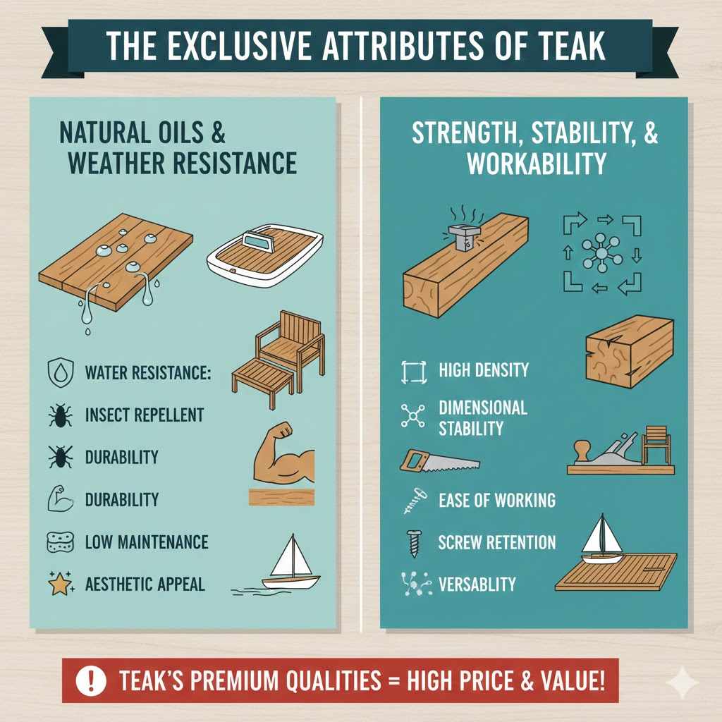 The Exclusive Attributes of Teak